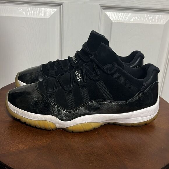 🔥🏀 Nike Air Jordan 11 Low Barons Concord Chicago Travis Scott RARE SE Sz 10.5 - Picture 4 of 16